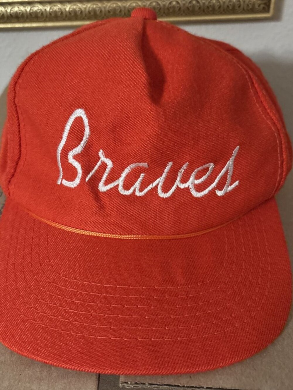 Boone Braves Orlando, Florida High School Snapback Hat, Cap, Orange